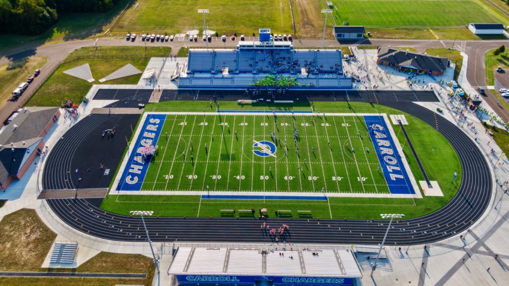 Carroll high school football field
